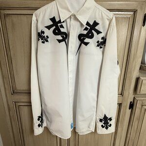 Men's Used Twelve Symbols Long Sleeved Shirt